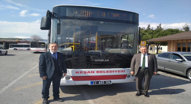 İzmir Büyükşehir Belediyesinden Keşan Belediyesine otobüs hibe edildi