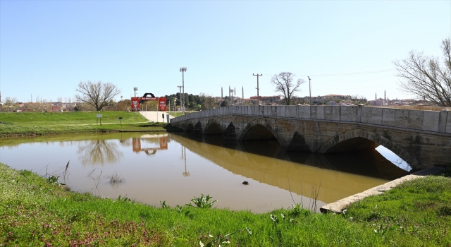 Edirne’de geçen hafta ”sarı alarm” verilen Tunca Nehri’nin debisi düşüşe geçti