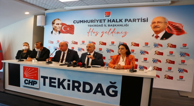 CHP Genel Başkan Yardımcısı Öztunç, Tekirdağ’da ziyaretlerde bulundu