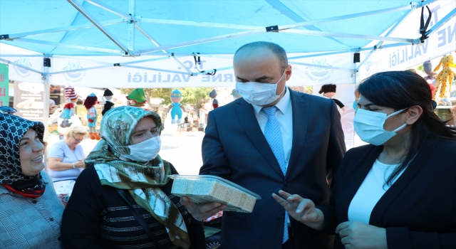 Edirne Valisi Canalp Edirne’nin kadın üreticilerinin Balkanlar’a ve tüm Türkiye’ye örnek olduğunu belirtti