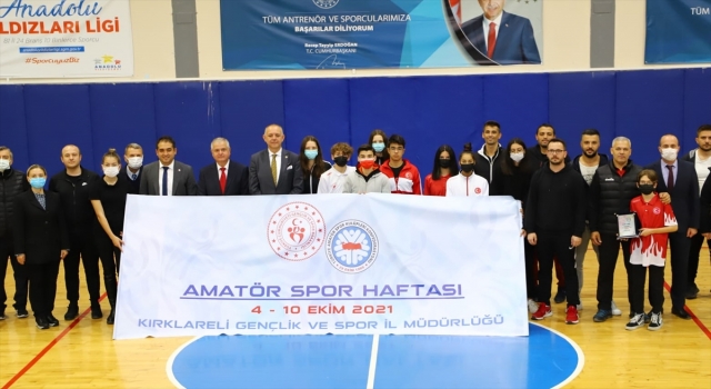 Kırklareli’nde Amatör Spor Haftası kutlandı