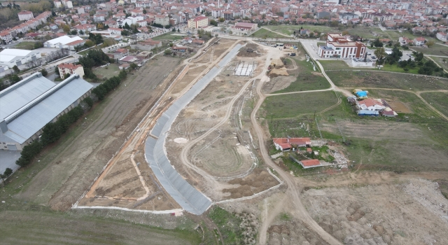 Hayrabolu’da Millet Bahçesi yapım çalışmaları sürüyor