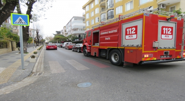 Lüleburgaz’da çıkan yangında bir kafede hasar oluştu