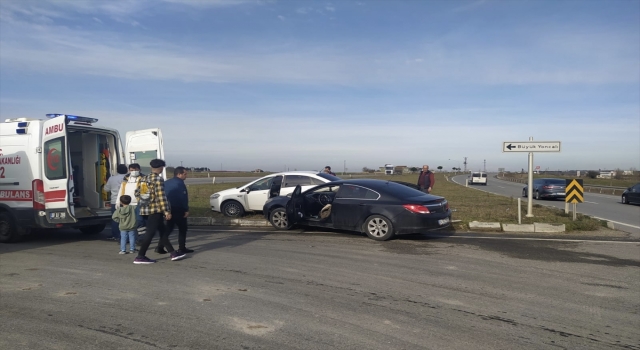 Tekirdağ’da trafik kazasında 5 kişi yaralandı