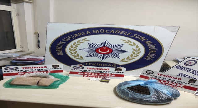 Tekirdağ’da uyuşturucu operasyonunda 4 zanlı tutuklandı