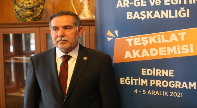 Edirne’de AK Parti Teşkilat Akademisi Eğitim Programı sona erdi