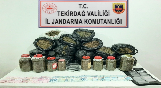 Tekirdağ’da bir evde 27 kilogram esrar ele geçirildi