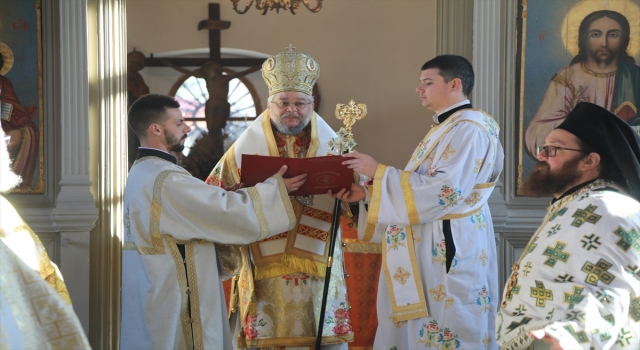 Edirne Sveti Georgi Kilisesi’nde Noel ayini düzenlendi