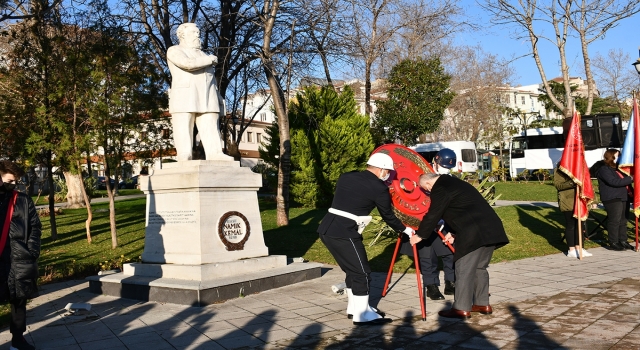 Tekirdağ’da Namık Kemal’in doğumunun yıl dönümü dolayısıyla program düzenlendi