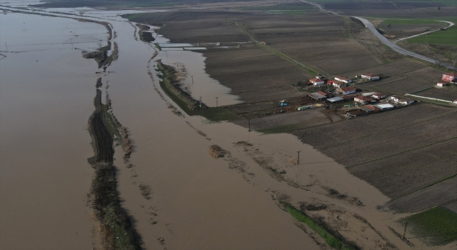 Ergene Nehri’nin debisindeki artış sürüyor