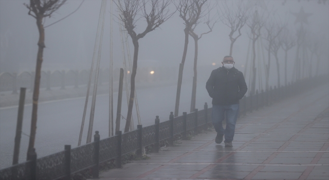 Edirne’de yoğun sis etkili oluyor