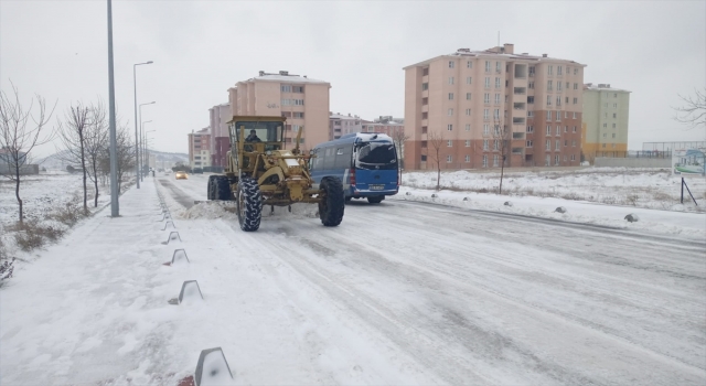 Keşan’da karla mücadelede 100 ton tuz kullanıldı