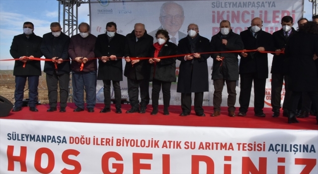 Tekirdağ’da ”Doğu İleri Biyolojik Atık Su Arıtma Tesisi” hizmete girdi