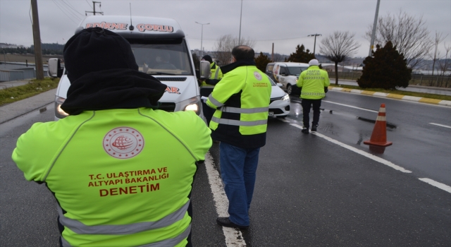 Kırklareli’nde yolcu otobüsleri denetlendi