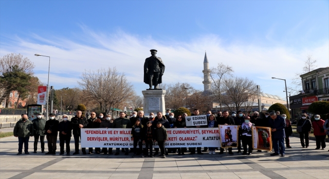 Atatürk ve Adalet anıtlarına saldırılara Edirne’den tepki