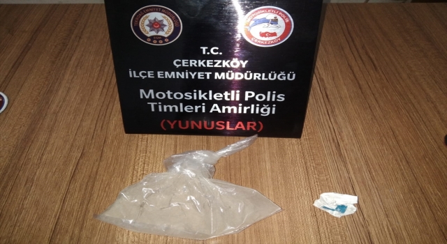 Çerkezköy'de uyuşturucu operasyonunda 2 şüpheli yakalandı