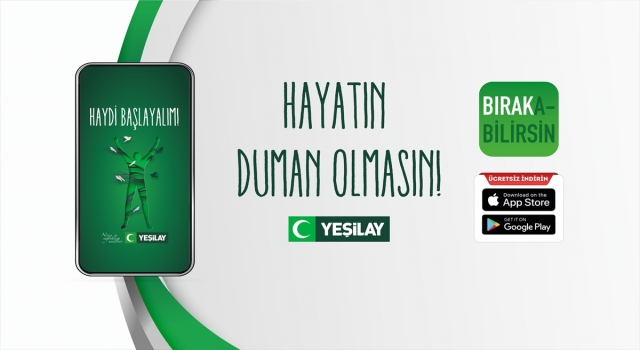 Yeşilay’dan sigarayı bırakabilirsin mobil uygulaması