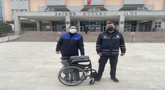 ZABITALAR İLE TIR SÜRÜCÜSÜ, KANSER HASTALARI İÇİN TEKERLEKLİ SANDALYE BAĞIŞIYLA UZLAŞTI