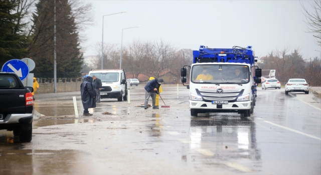 Kırklareli’nde sağanak etkili oluyor