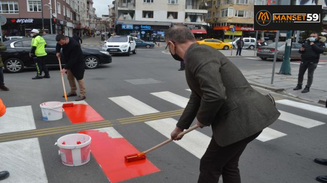 YAYA GEÇİTLERİNDE KIRMIZI ÇİZGİ DÖNEMİ BAŞLADI