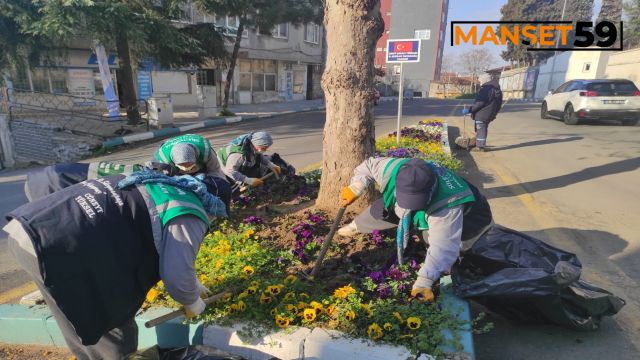 SÜLEYMANPAŞA BAHARI RENGÂRENK KARŞILIYOR