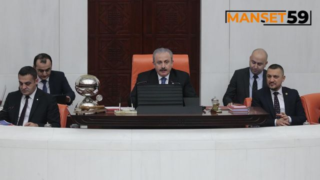 TBMM BAŞKANI ŞENTOP ÖNCÜLÜK ETTİ