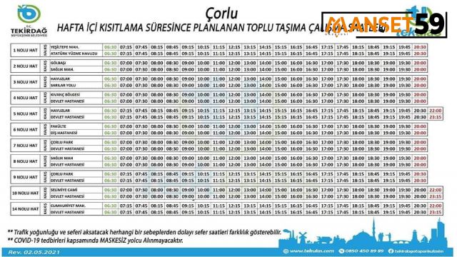 ŞEHİR İÇİ ULAŞIM AKSAMAYACAK!