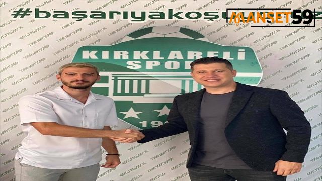 Kırklarelispor Mahmut Caner Alioğlu ile 2 yıllık sözleşme imzaladı