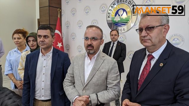 AK Parti Grup Başkanvekili Bülent Turan, Edirne’de konuştu: