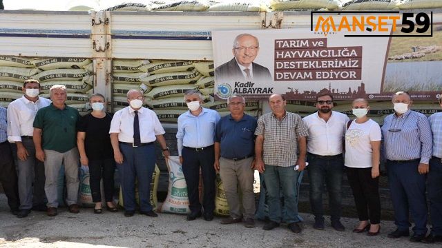 Tekirdağ Büyükşehir Belediyesi Tarım ve Hayvancılığa Destek Olmaya Devam Ediyor