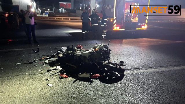 Çerkezköy’de trafik kazası: 1 ölü,3 yaralı