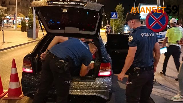 Çorlu’da 200 polisin katıldığı ”huzur” denetimi yapıldı