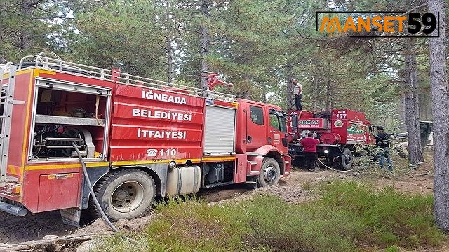 Demirköy’de katı atık depolama alanında çıkan yangın söndürüldü