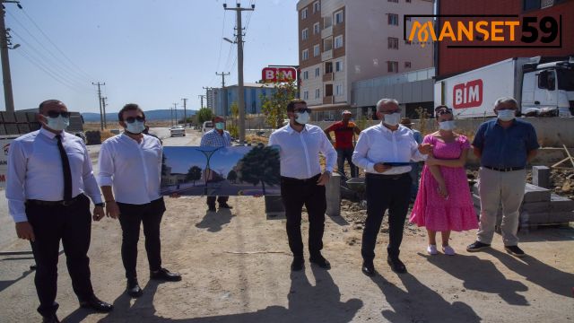 Keşan Belediyesi, Rasim Ergene Caddesi’ni ismine yakışır bir hale getiriyor