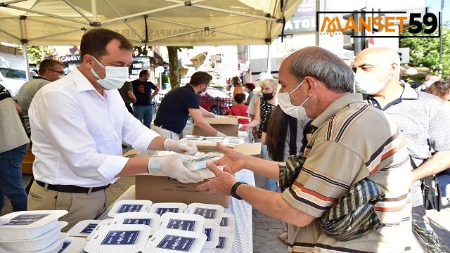 Tekirdağ’da aşure ikramı