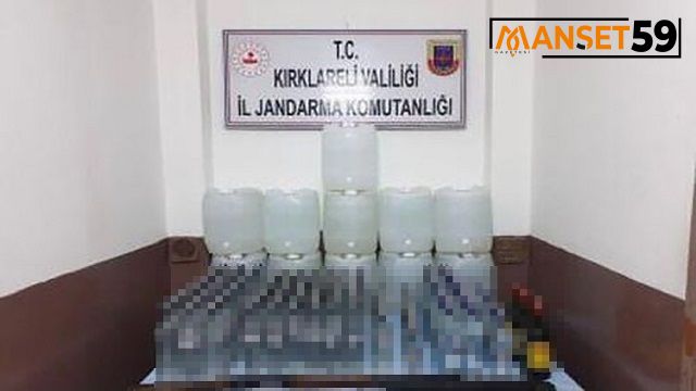 Üç ilde sahte içki operasyonu: 1 ton 152 litre sahte içki ele geçirildi