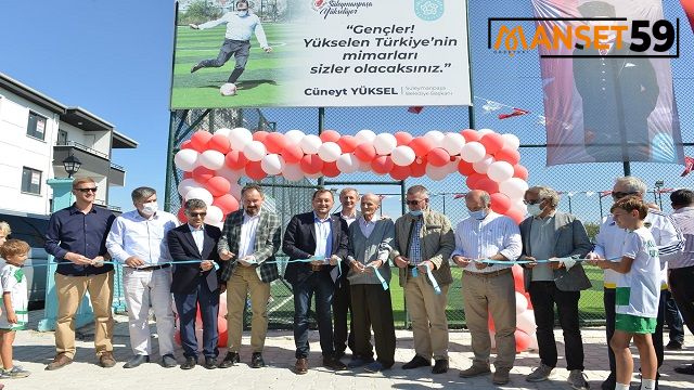 Kumbağ Yaşar Vardar Spor Tesisleri törenle hizmete açıldı