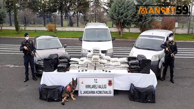 Bulgaristan’dan Türkiye’ye uyuşturucu sevkiyatı yaptıkları belirlenen 5 şüpheli yakalandı