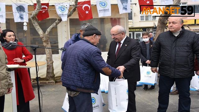 BALIKÇILARA MALZEME DESTEĞİ KUMBAĞ VE MARMARAEREĞLİSİ İLE DEVAM ETTİ