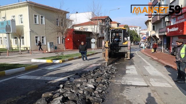 Hayrabolu’da doğal gaz çalışmaları devam ediyor