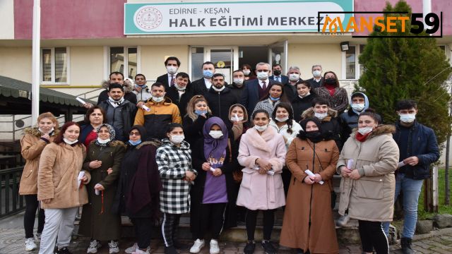 Helvacıoğlu: “24 kursiyerimiz için tekstil sektörümüz ile irtibat halindeyiz”