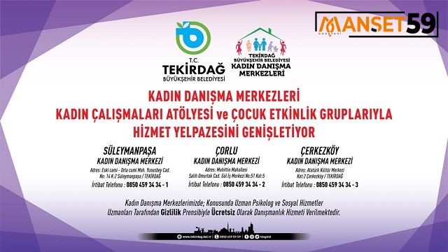 KADIN DANIŞMA MERKEZLERİ HİZMET YELPAZESİNİ GENİŞLETİYOR