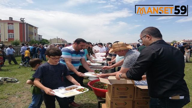 GELENEKSEL BOLLUK AŞI ETKİNLĞİ 5 BİN VATANDAŞI AYNI SOFRADA BULUŞTURDU