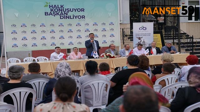 BAŞKAN SARIKURT MUHİTTİN MAHALLESİ SAKİNLERİYLE BULUŞTU