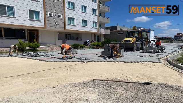 ERGENE BELEDİYESİ EKİPLERİ CUMHURİYET MAHALLESİNDE ÇALIŞMALARINI YOĞUNLAŞTIRDI