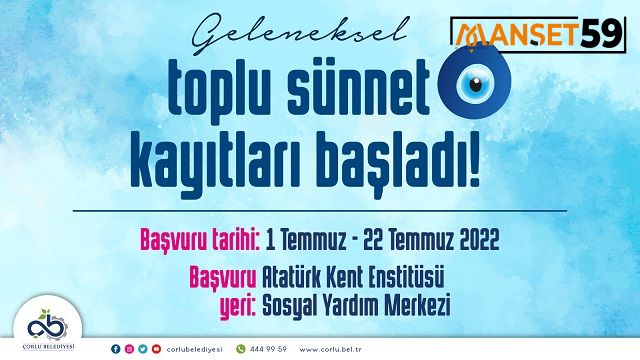 TOPLU SÜNNET KAYITLARI DEVAM EDİYOR