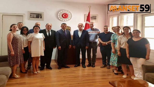 BAŞKAN HİKMET ATA’DAN BAŞKONSOLOSA ZİYARET