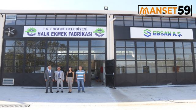 Ergene Belediyesi Yeni Ekmek Fabrikasını Açmaya Hazırlanıyor