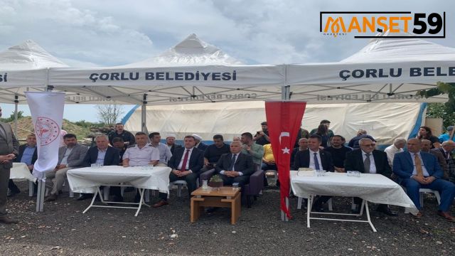 ÇORLU DEVLET HASTANESİ HACI MUSTAFA ÇAKMAK CAMİ’NİN TEMELİ ATILDI