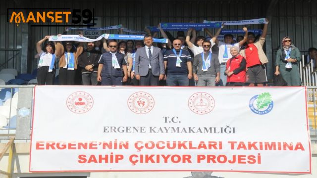 Ergene’nin Çocukları Takımına Sahip Çıkıyor Projesi Başladı.